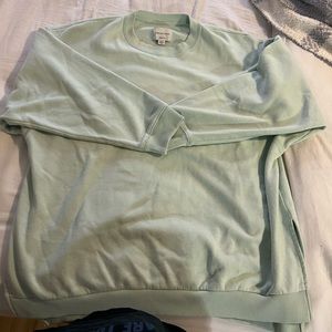 American Eagle mint green crew neck